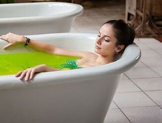 Healing bath from the cervix osteochondrosis