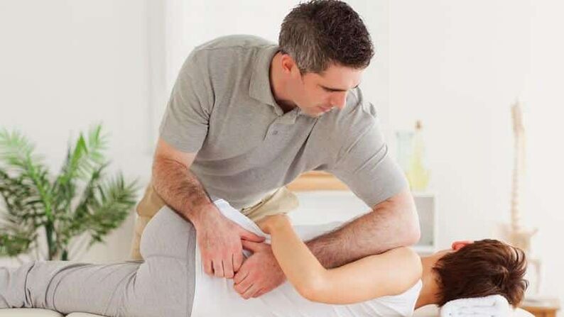 Massage to treat pain in the lower back