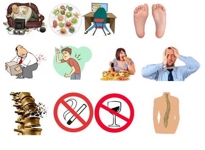 There are many reasons for osteochondrosis