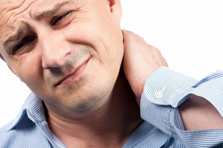 neck pain due to osteochondrosis
