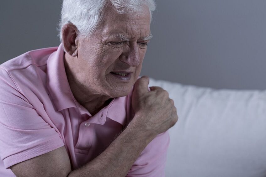 pain caused by shoulder joint arthrosis